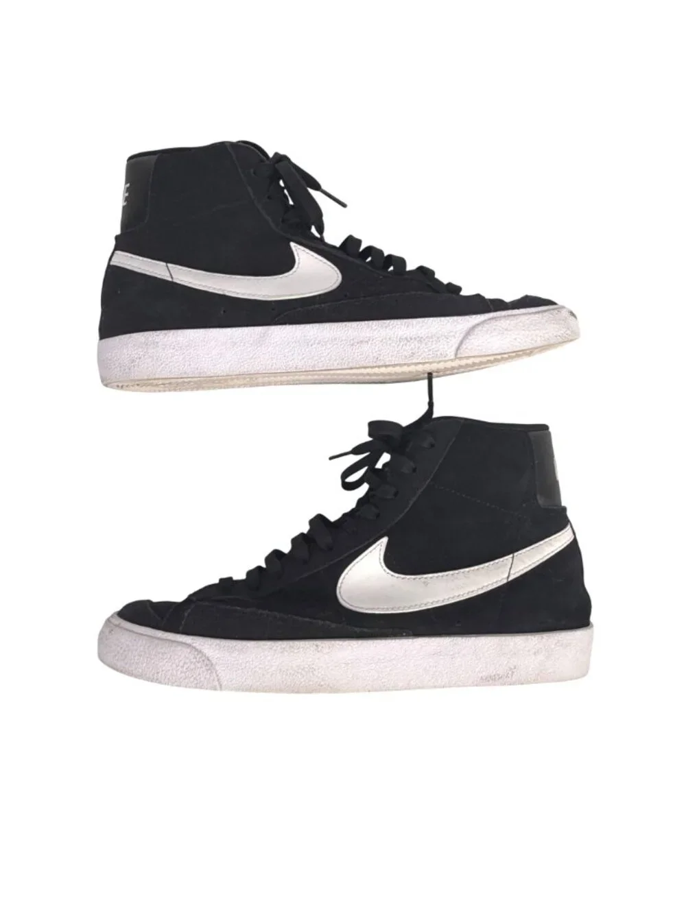 Nike Blazer Mid '77 Black High-Top Suede Sneakers Men's Size 7.5